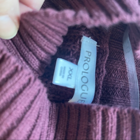 Prologue (Target) Mock Turtleneck Ruffle Sweater - Picture 2 of 2